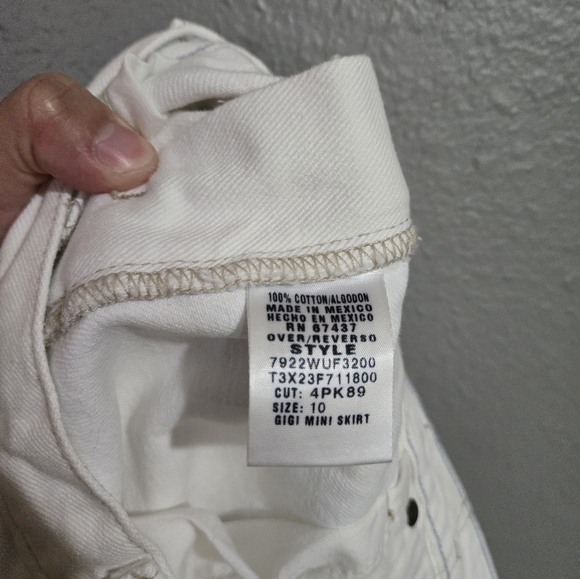 Polo Ralph Lauren White Gigi Mini Skirt Size 12 - Picture 12 of 16